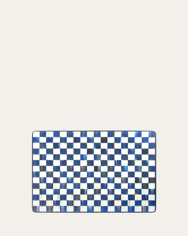 Royal Check Cork Back Placemats, Set of 4